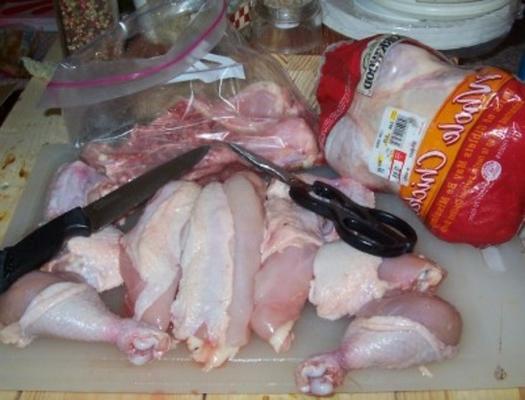 comment découper un poulet