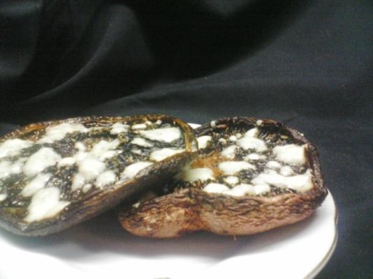 champignons portabella rôtis au fromage bleu