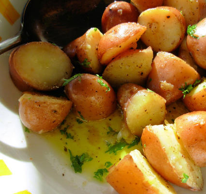 pommes de terre glacées à l'huile d'olive