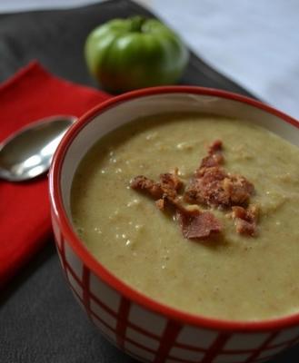 soupe de tomates vertes