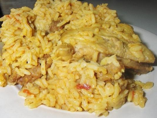 arroz con pollo (poulet avec du riz)