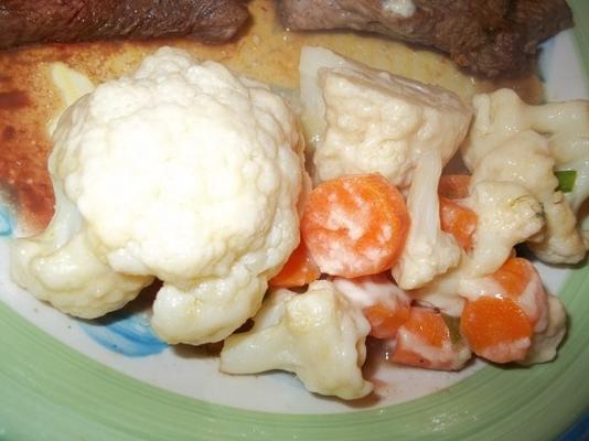 casserole de carottes et de chou-fleur