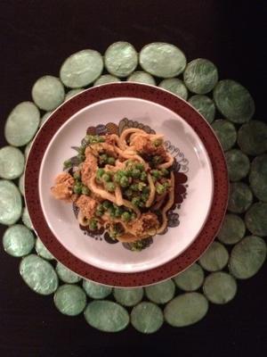 nouilles au cajou tempeh