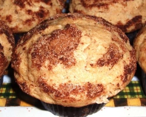 muffins à la cannelle et au beurre
