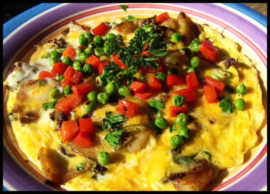 omelette pomme de terre et légumes (à la bulgare)