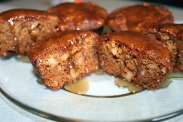 muffins aux pommes avec sauce