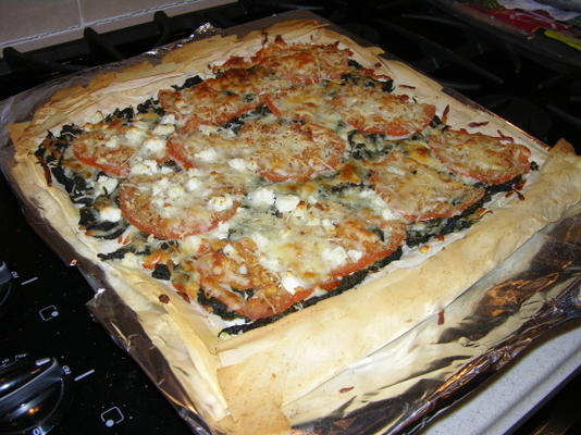 pizza grecque phyllo