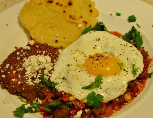 huevos rancheros ragu à l'italienne