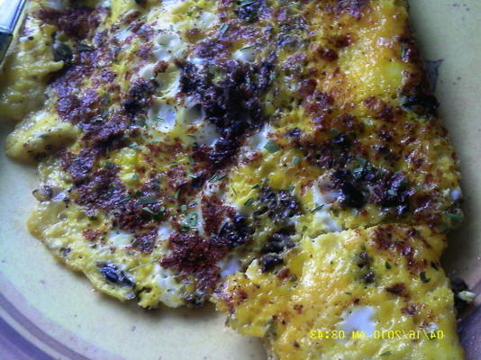 omelette aux olives marocaine (bayd de zaitun)