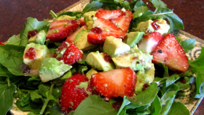 salade avocat-fraise