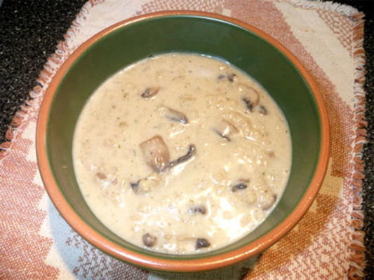 soupe aux champignons suisse