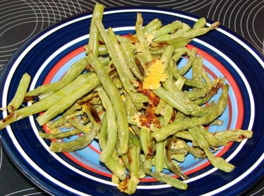 haricots verts rôtis au parmesan