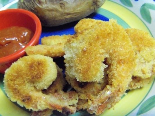 crevettes géantes frites au panko