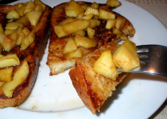 pain doré avec pomme sizzle (site internet foodfit)
