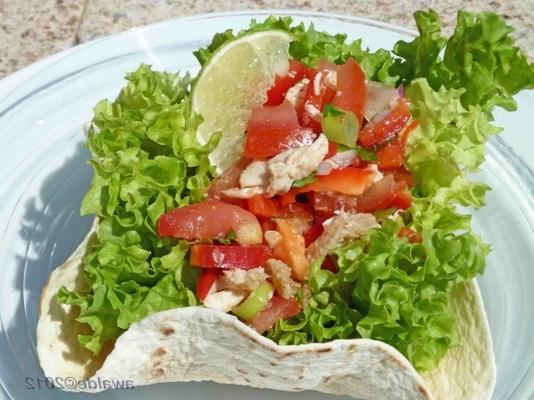 salade mexicaine dans une tortilla (ww 6 pts)