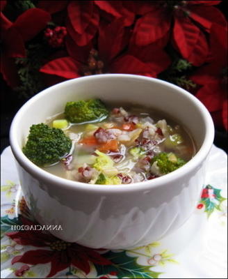 soupe de brocoli et de riz