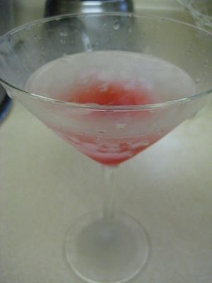 cocktail de vodka rose