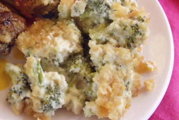 casserole de brocoli - fromage bleu