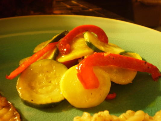 sauté à la courge et au poivre