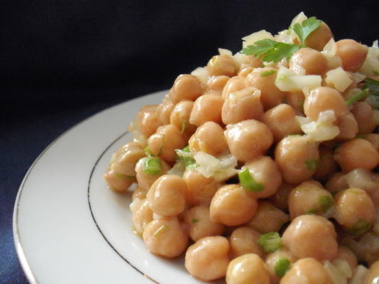 insalata di ceci - salade coréenne de pois chiches