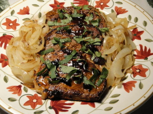 steak cubain (bistecencebollado)