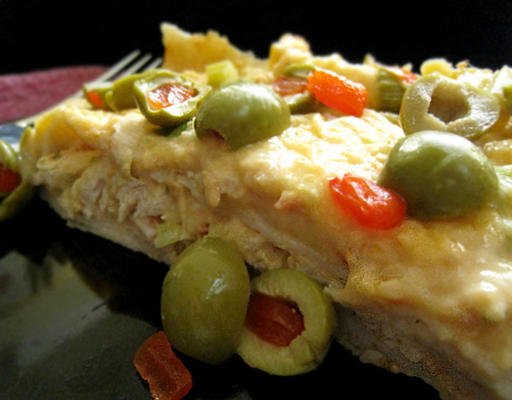 casserole de poulet enchilada crémeuse