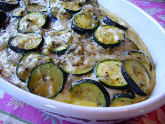 casserole de courgettes - mozzarella