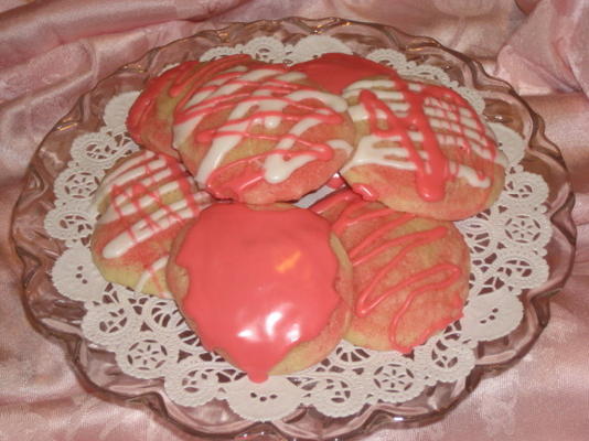 bonbons roses (jolis biscuits aux amandes roses)