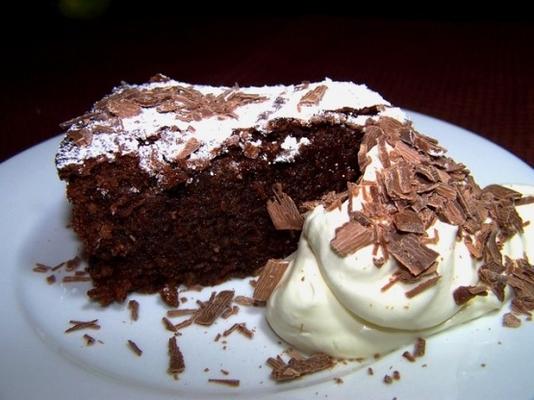 gâteau au chocolat et aux amandes (sans farine)