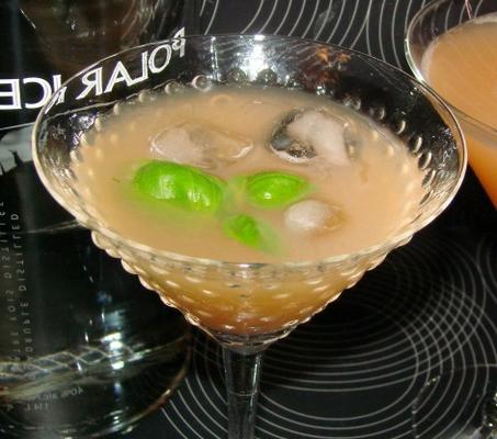 martini pamplemousse et basilic