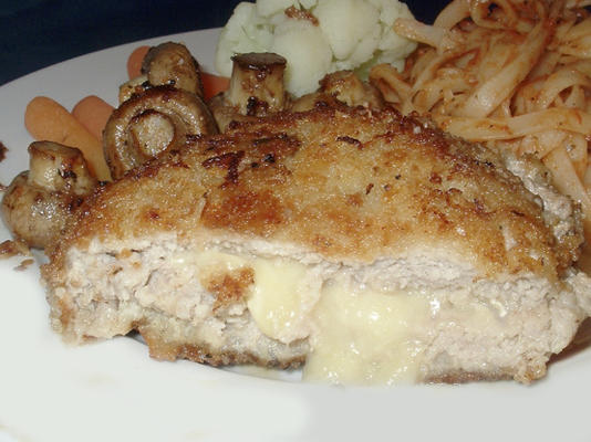 escalope de veau panée au brie