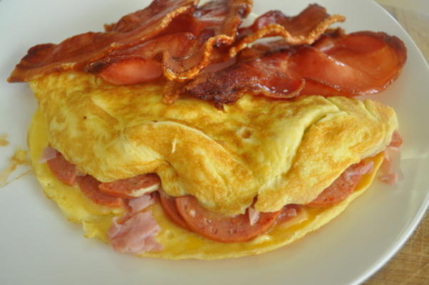 omelette des amoureux de la viande