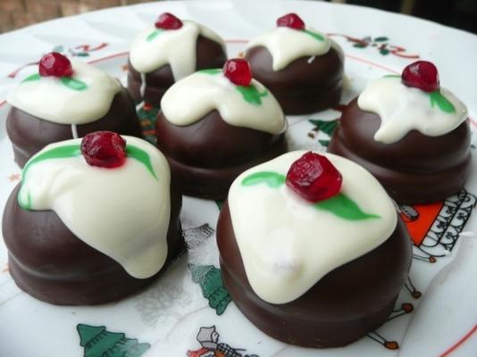 mini puds de noël - quick n easy