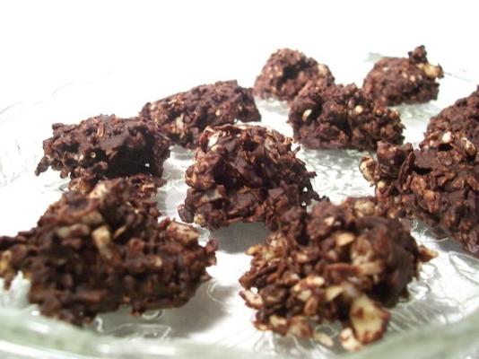 grappes de noix de coco au chocolat