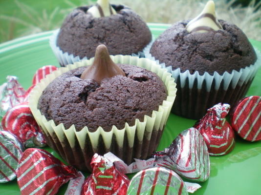 double bisous cupcakes au chocolat