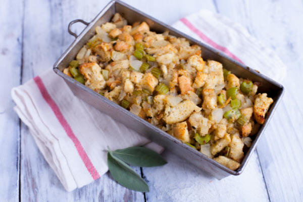 giblet maison farce pour la dinde ou le poulet