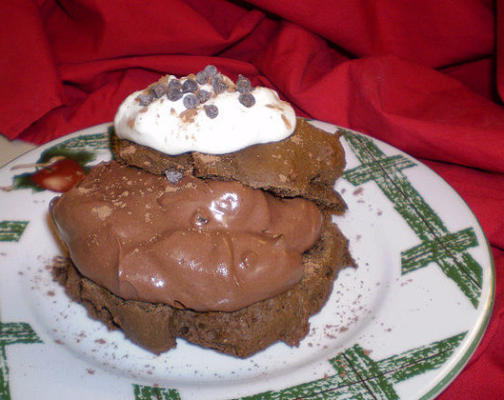 Sablés à la mousse au chocolat de Bouddha