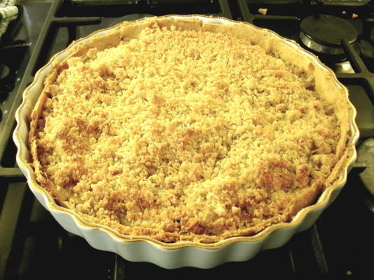 tarte streusel aux poires