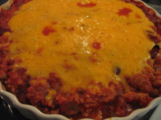 casserole de poulet et de haricots mexicain