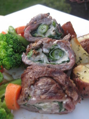 Roulades de steak de flanc de rachael ray