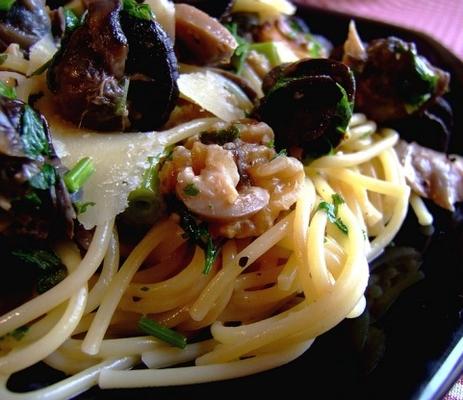 escargots bourguignons avec spaghettis
