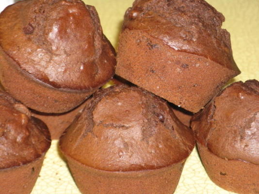 muffins au chocolat double abricot