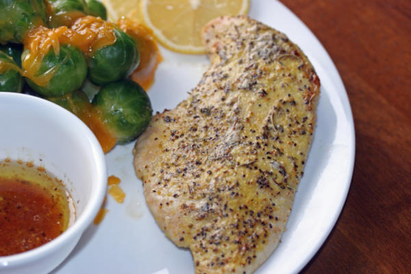 poulet au beurre citronné aux herbes