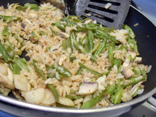 riz frit facile avec des légumes