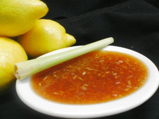 glaçage citronnelle pour poulet