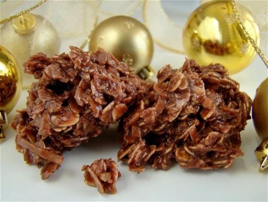 biscuits de Noël au chocolat (sans cuisson)