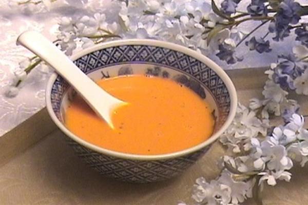 la meilleure soupe au curry poivron rouge et noix de coco