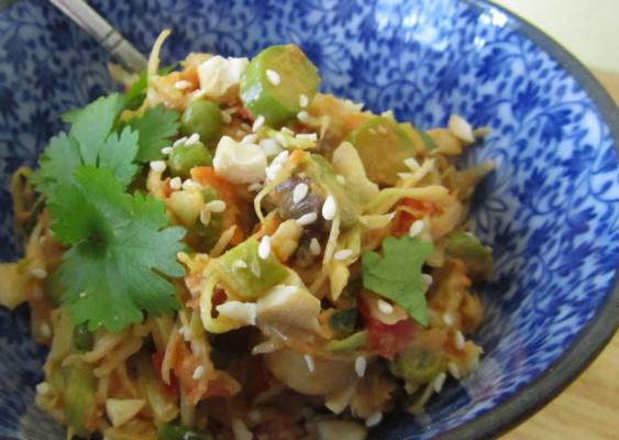Shiver Me Timbers thai inspiré salade de chou salade de chou