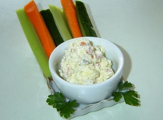 trempette de fromage à la crème de fête