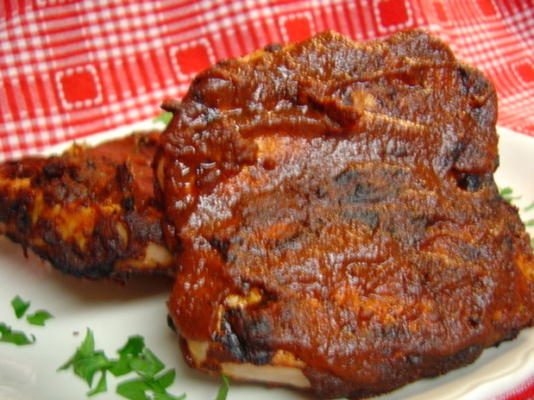 côtelettes de porc grillées adobe